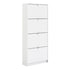 Shoes Shoe cabinet w. 4 tilting doors and 2 layers